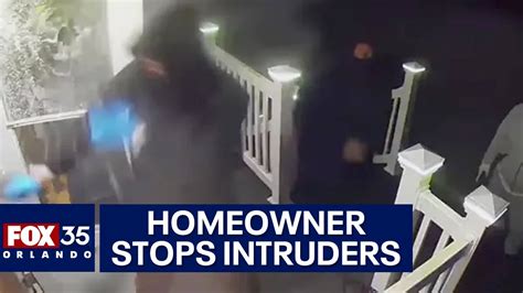 Watch: Homeowner fires at armed would-be intruders who claimed to be police